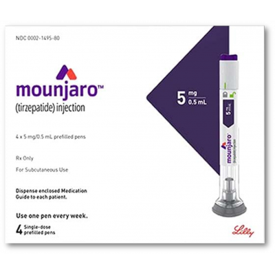 MOUNJARO 5 MG / 0.5 ML ( TIRZEPATIDE ) FOR SUBCUTANEOUS INJECTION 4 PRE-FILLED PENS